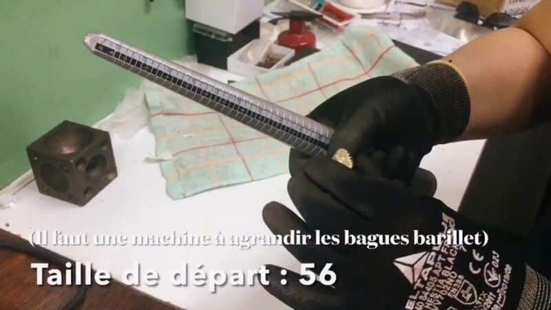 Ajuster bague trop grande DIY