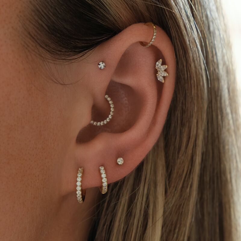 Soin piercing hélix