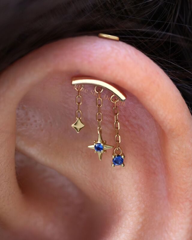 Piercing hélix style