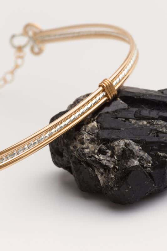 Bijoux Bicolores Or Argent