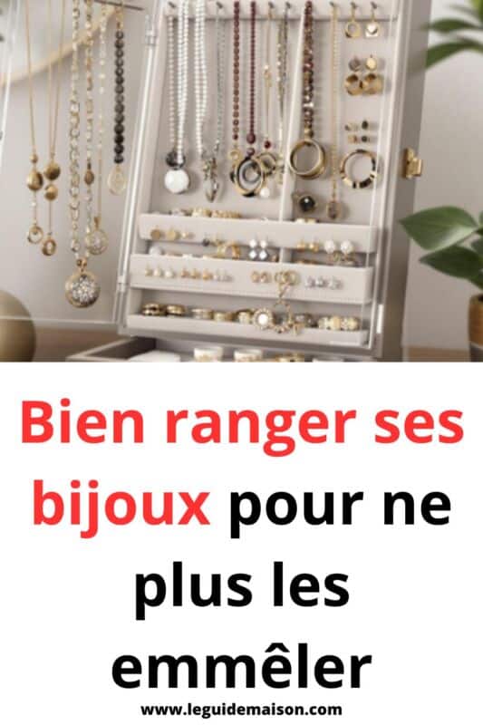 Rangement colliers sans nœuds