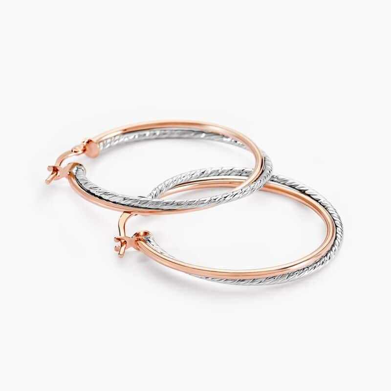 Bijoux Bicolores Or Argent