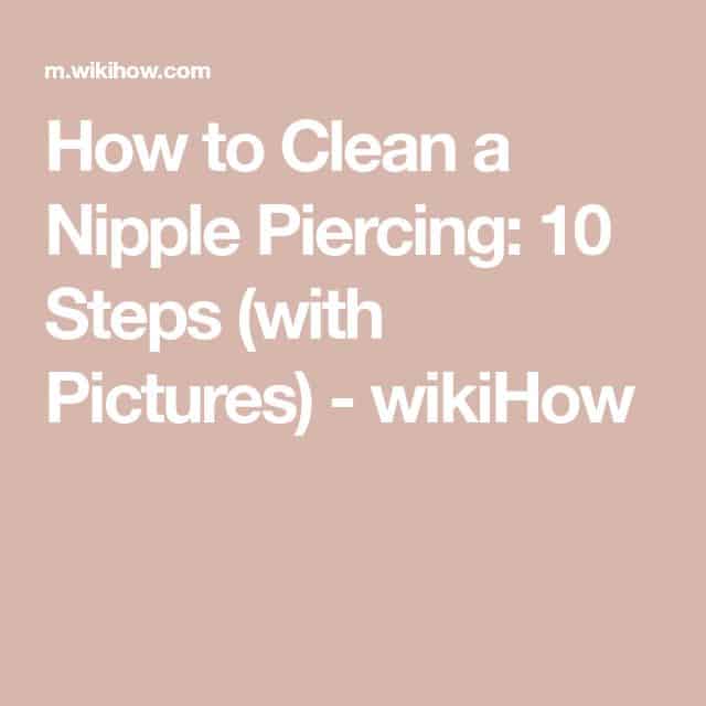 Infection piercing téton solutions