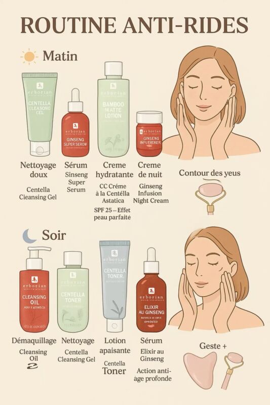 Routine Soin Peau Anti-Âge