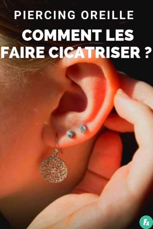 Inflammation cartilage oreille piercing
