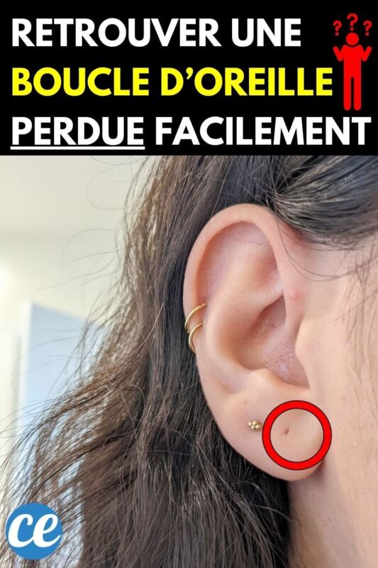 Nettoyer boucles d’oreilles abîmer