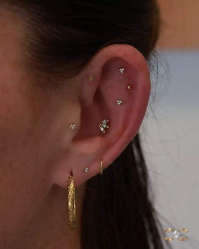 Soin piercing hélix