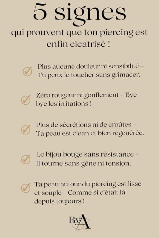 Piercing conque conseils