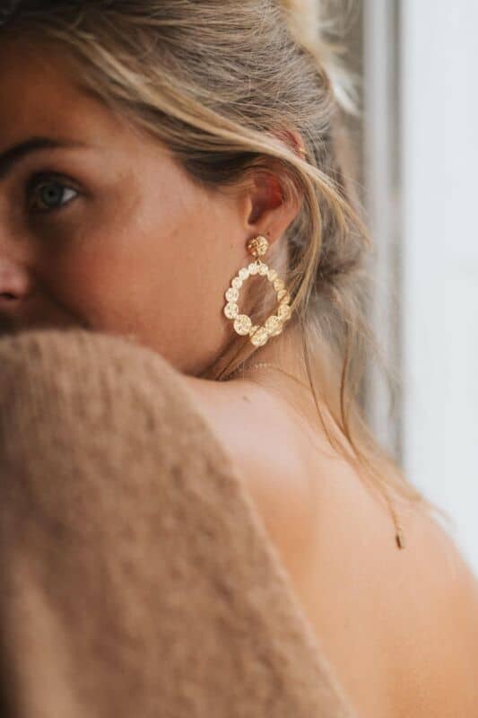 Emplacement boucles d’oreilles tendance
