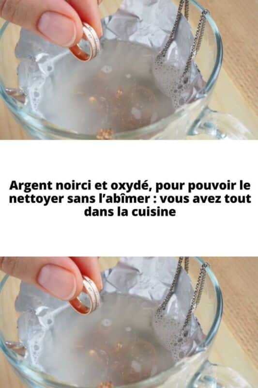 Entretien bijoux argent