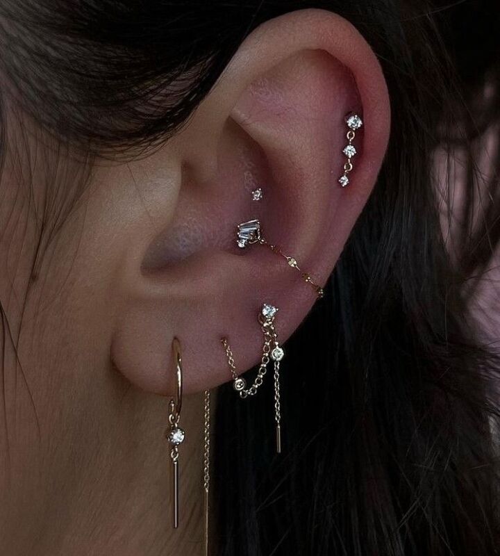 Soin piercing hélix