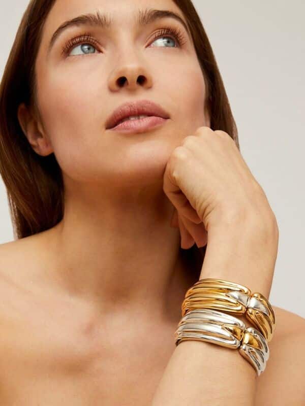 Bijoux Bicolores Or Argent