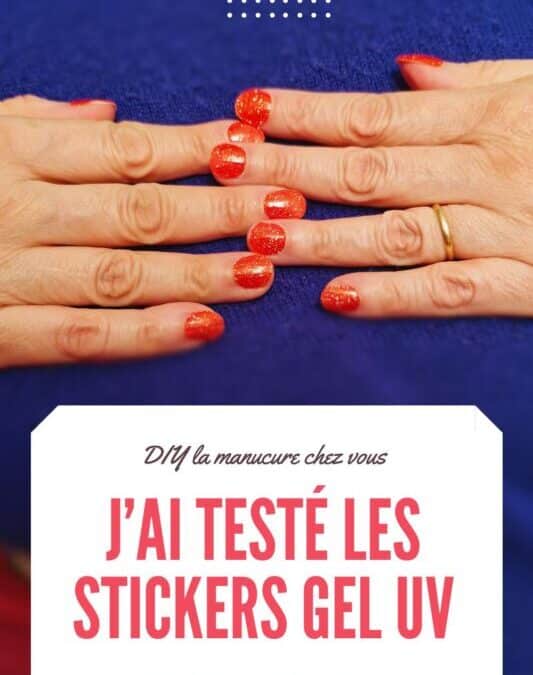 Comment utiliser les autocollants ongles gel UV à la maison