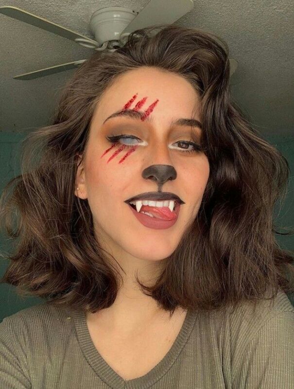 Maquillage Loup Halloween
