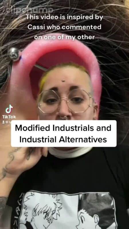 Cicatrisation industriel piercing