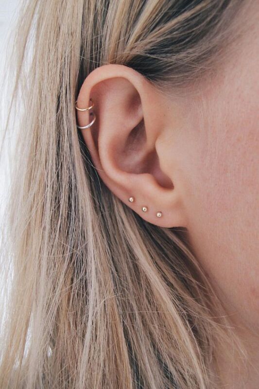 Piercing hélice style