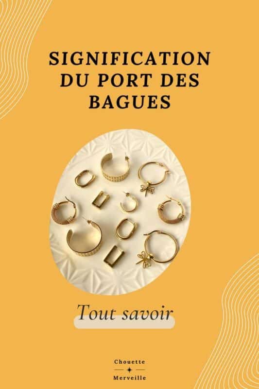 Choisir bague pouce style