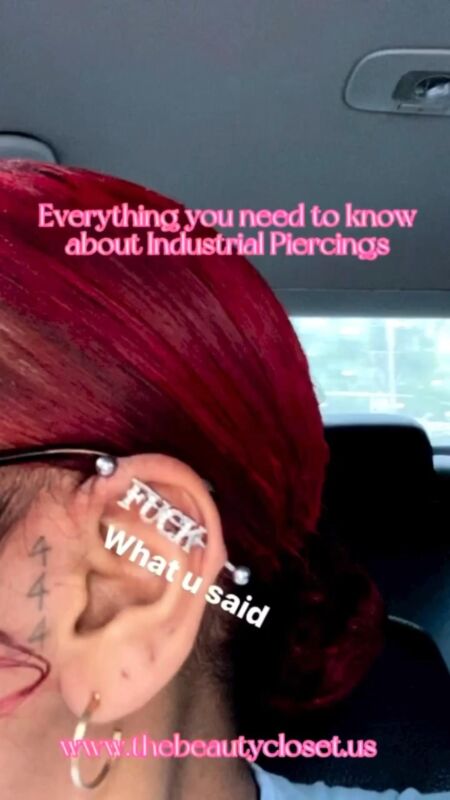 Cicatrisation industriel piercing