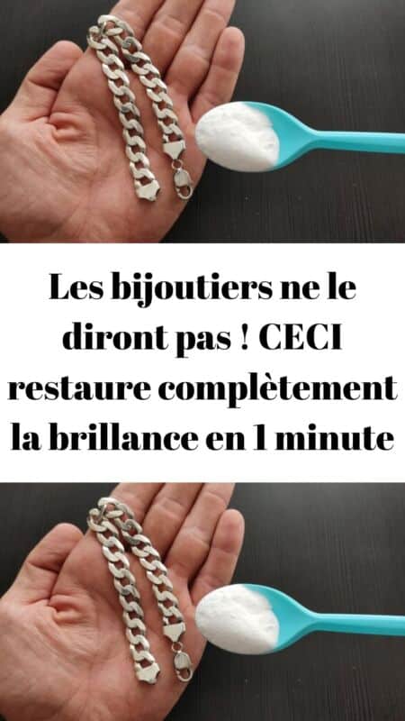 Entretien bijoux argent