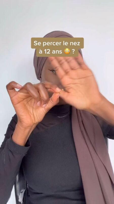 Idées piercing nez