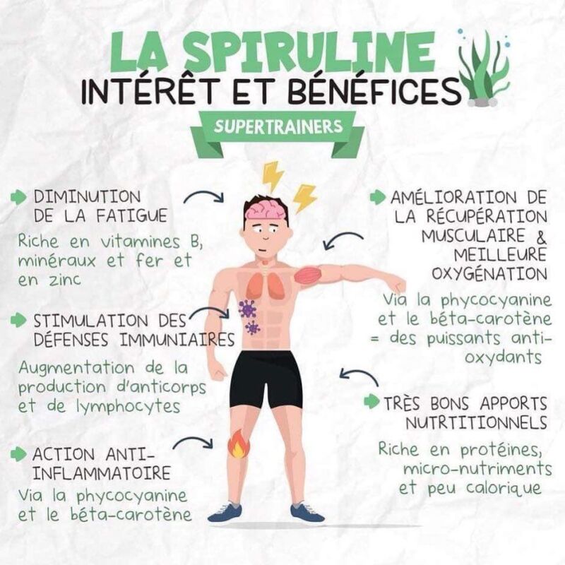 Bienfaits spiruline santé