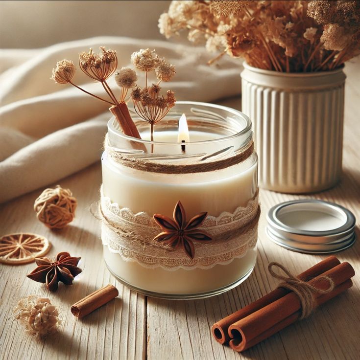 parfums d’hiver bougies