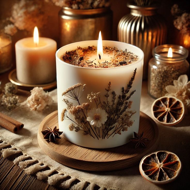 parfums d’hiver bougies