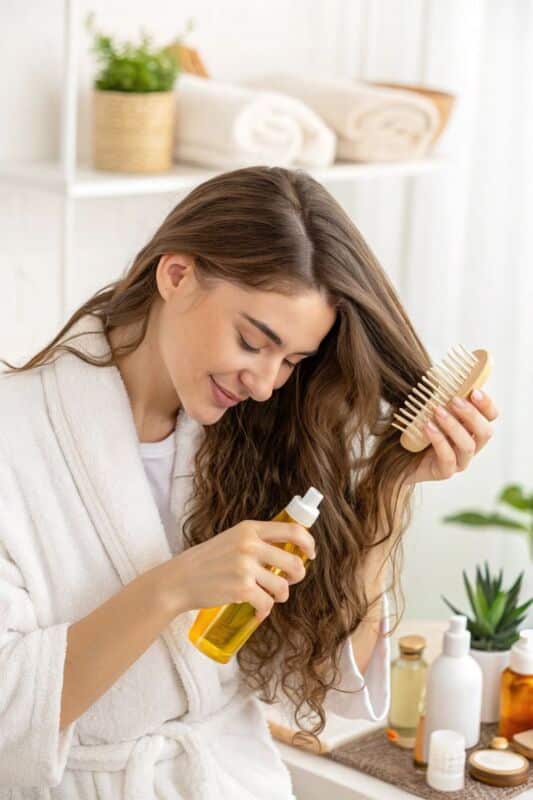 routine capillaire cheveux