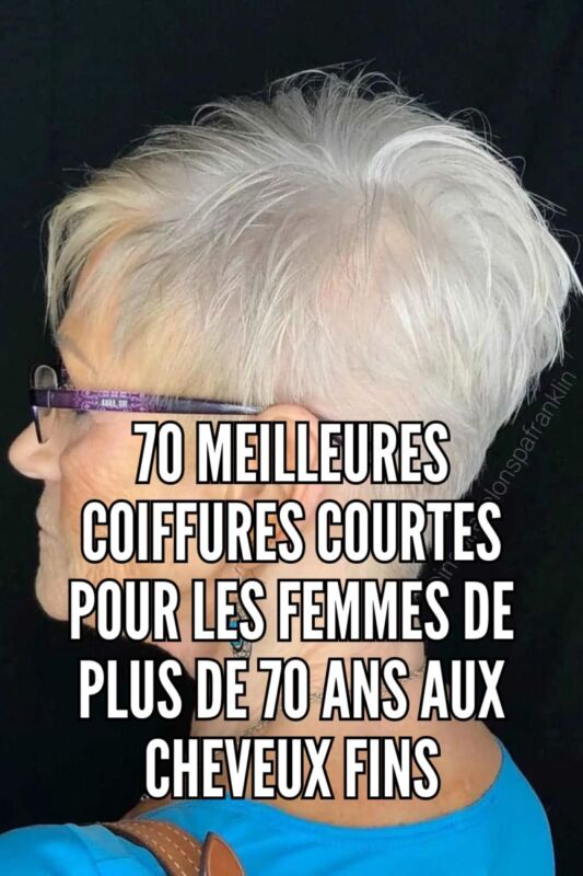 Style moderne cheveux courts