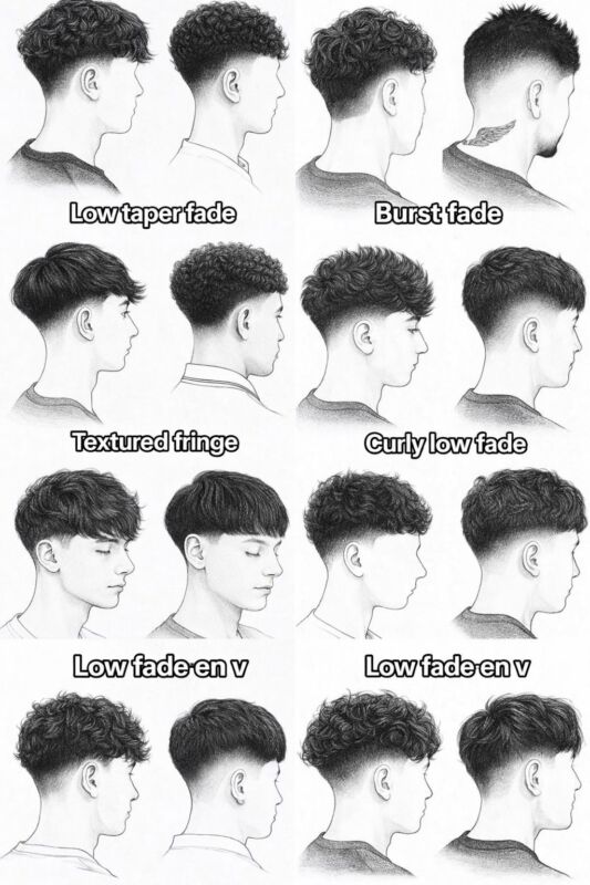 Tendance coiffure taper bas
