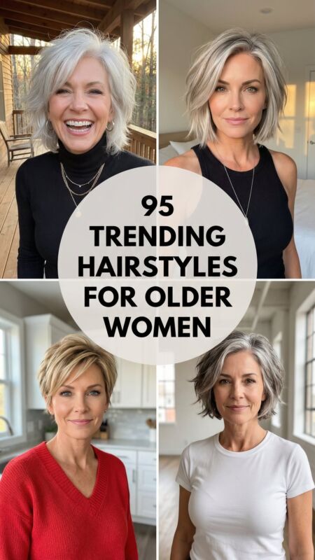 coiffures tendance lunettes âgées
