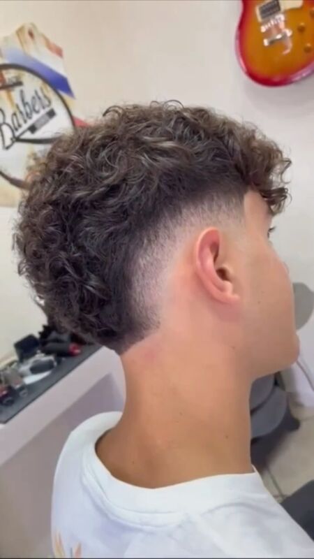 Coupe dégradé espagnol élégante