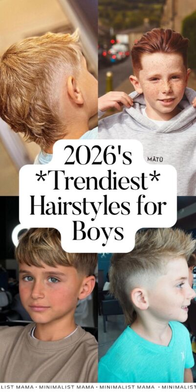 Styles populaires garçons 2026