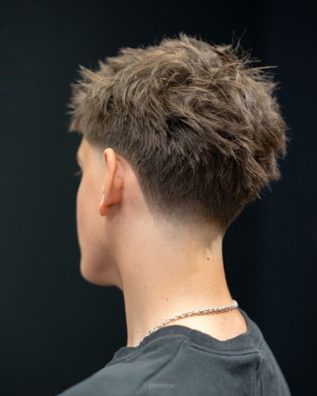 coupe taper homme moderne