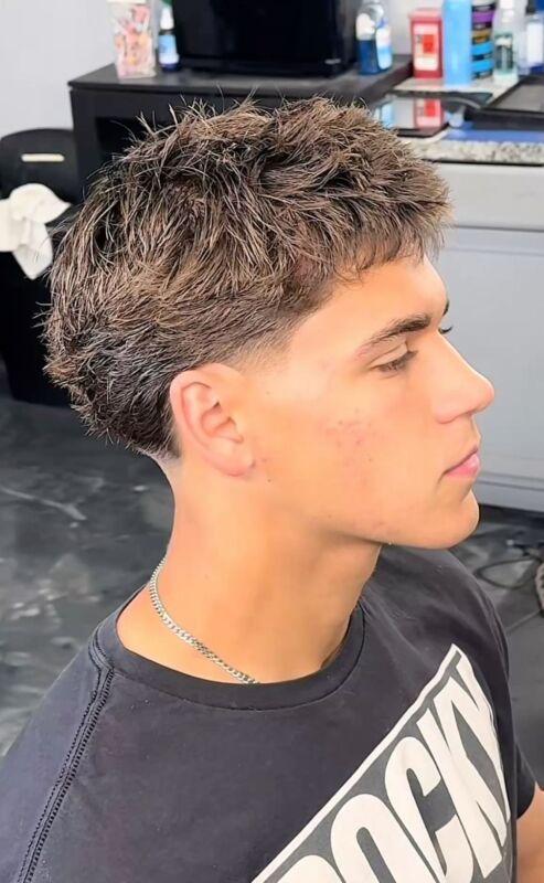 coupe taper homme moderne